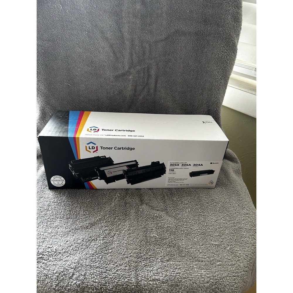 LD Compatible Toner Cartridge HP 305X 305A 304A Canon 118 Black New
